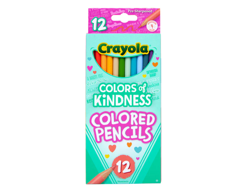 Crayola Colours of Kindness Coloured Pencils 12-Pack