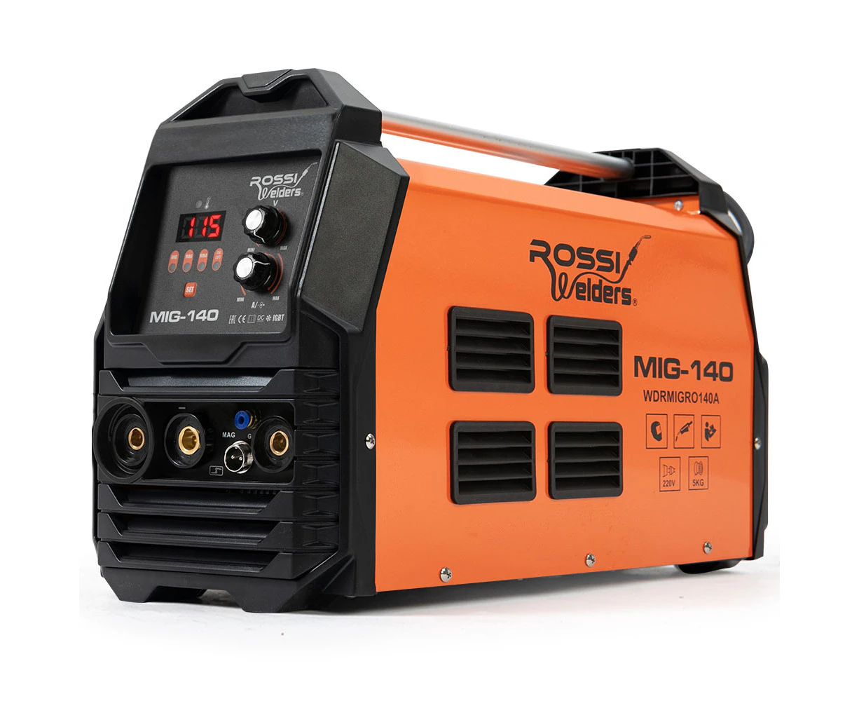 ROSSI 140A MIG/MAG/MMA/ARC/TIG Multi-Purpose Welder MIG-140, Flux/Solid Wire/CO2 Or Argon Gas