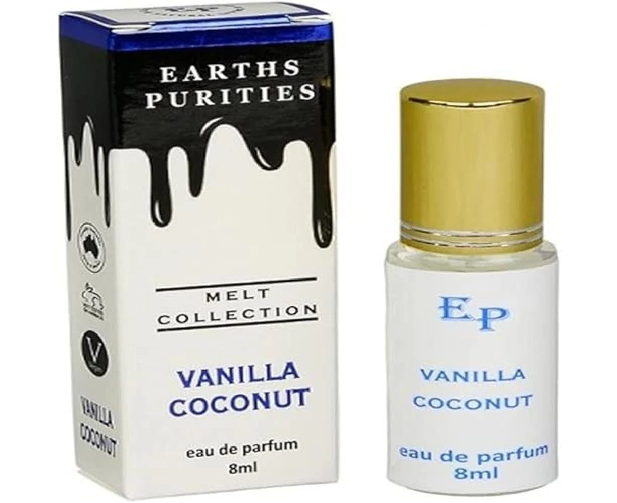 Earths Purities Melt Collection Vanilla Coconut Eau de Parfum Spray for Men 8 ml