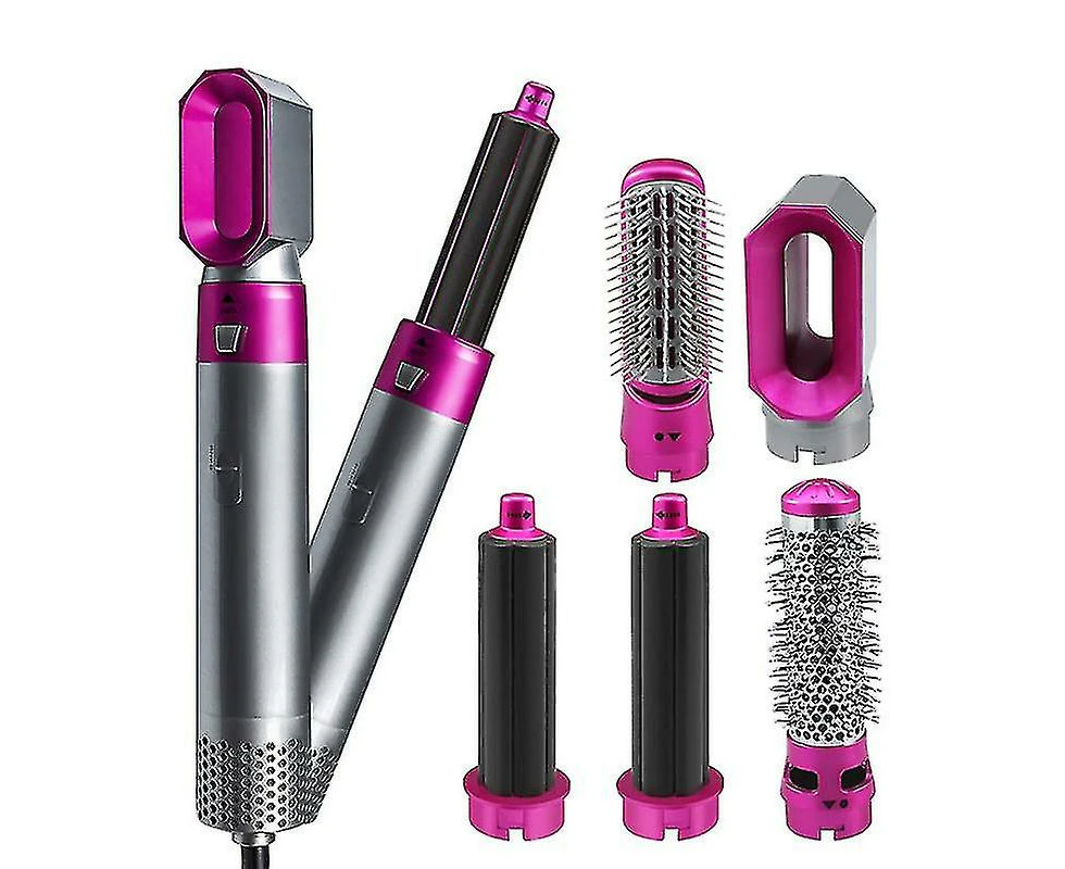 5 in 1 Electric Hair Dryer Curler Automatic Hair Straightener Hair Dryer Brush Drying Brush