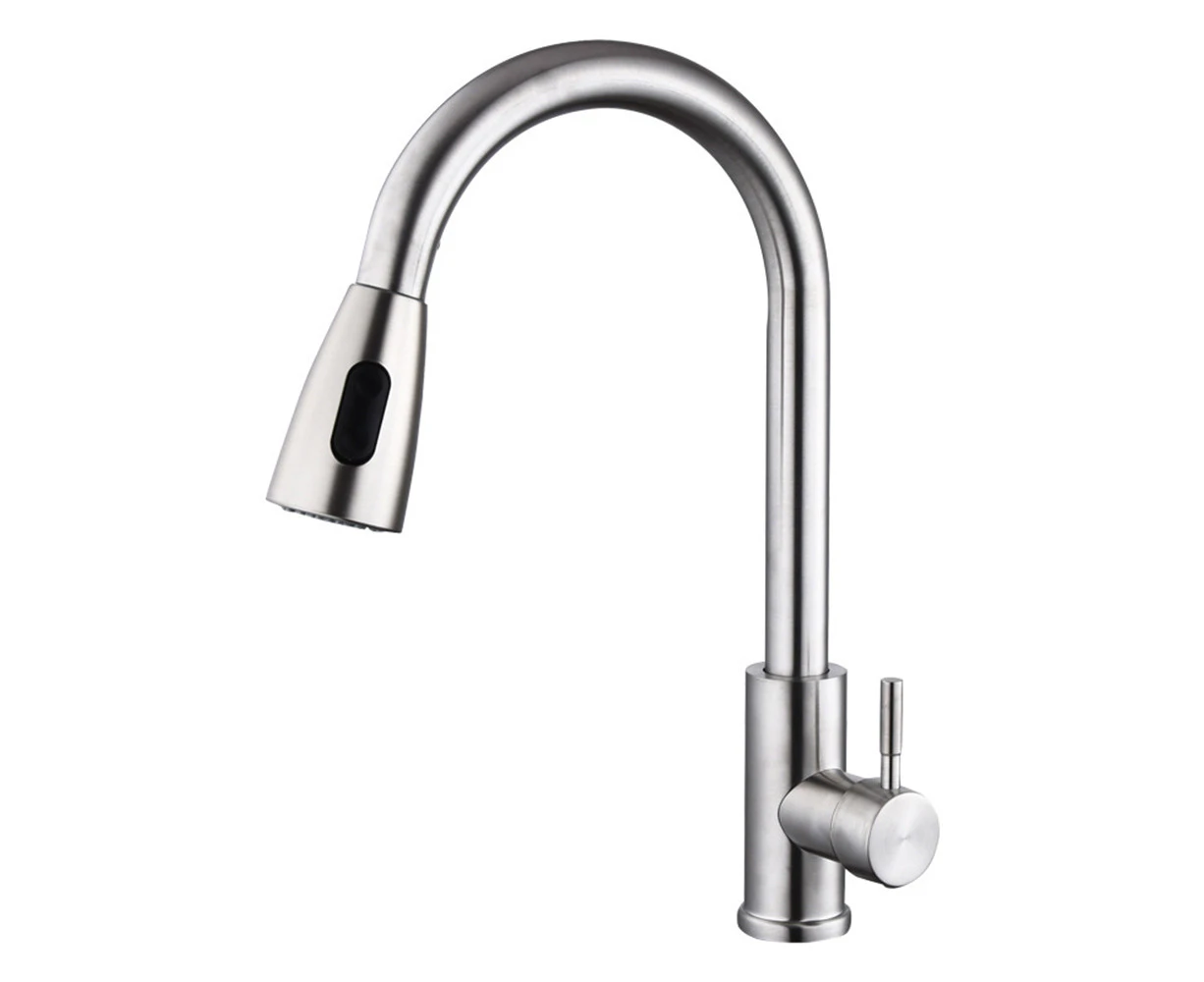 Pull out kitchen faucet, kitchen mixer tap two types of sprayer