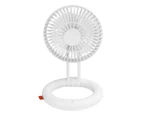 Portable Folding Desktop Fan Rechargeable Detachable Fan for Home Travel Camping