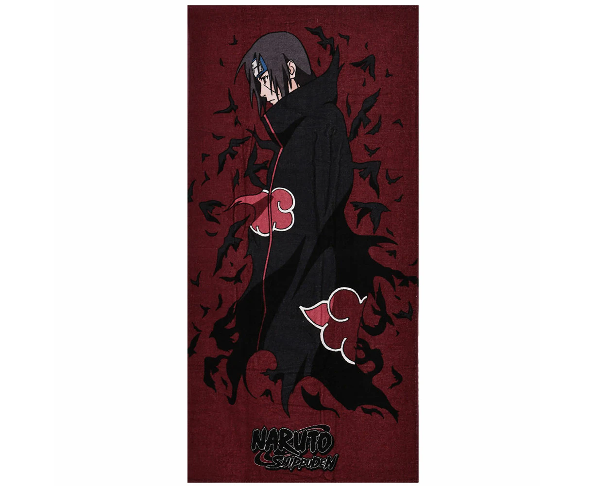 Naruto: Shippuden Itachi Uchiha Towel (Black/Red) - TA12804