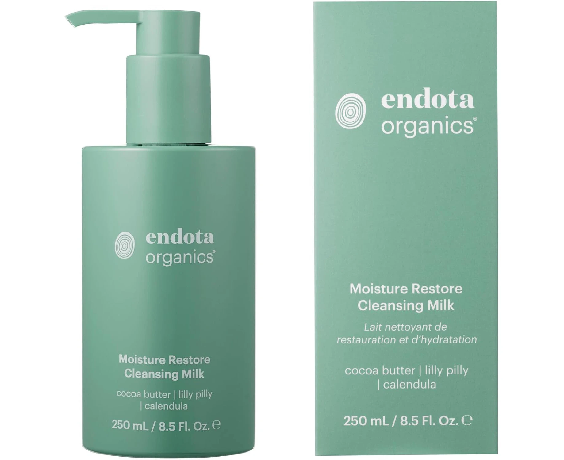 endota Organics Moisture Restore Cleansing Milk 250 ml, an all-natural cleansing milk that your skin will love drinking up.