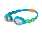 Speedo Infant Spot Goggles - Azure Blue/Fluro Green/Fluro Orange