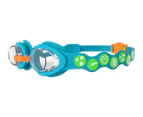 Speedo Infant Spot Goggles - Azure Blue/Fluro Green/Fluro Orange