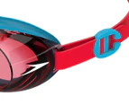 Speedo Kids' Jet Junior 2.0 Goggles - Turquoise/Lava Red