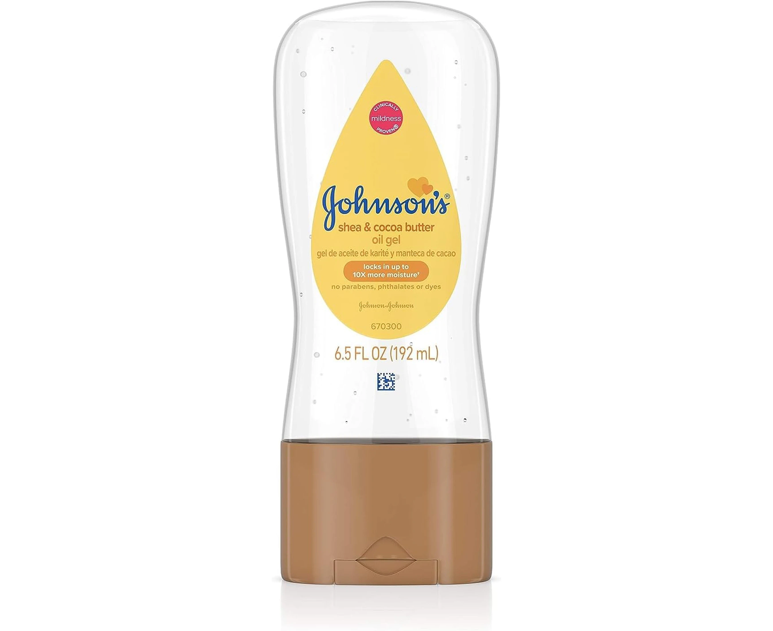 Johnson & Johnson Baby Oil Gel, 6.5 Ounce