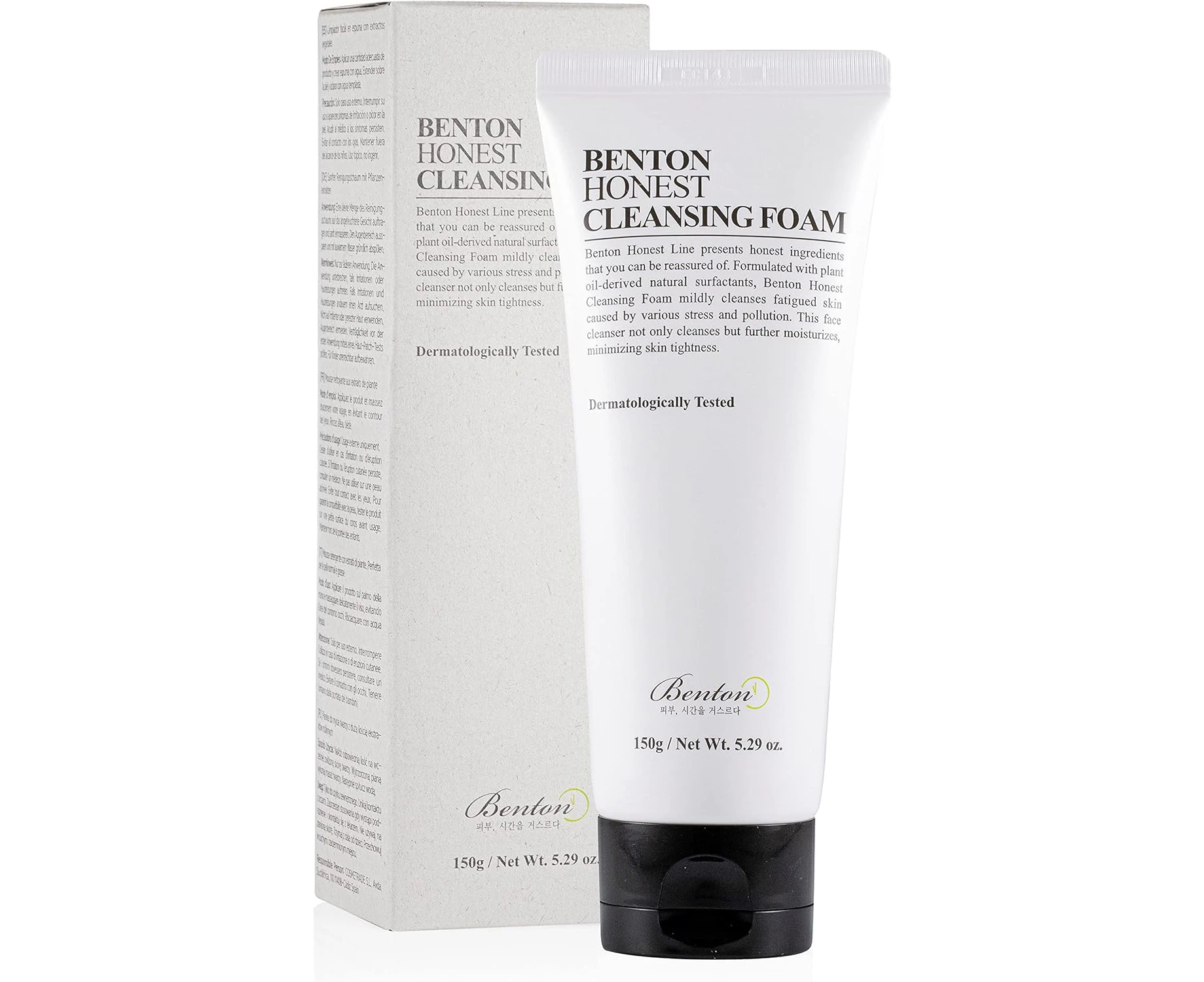 BENTON Honest Cleansing Foam, 150ml, 0.19 kg Pack of 1