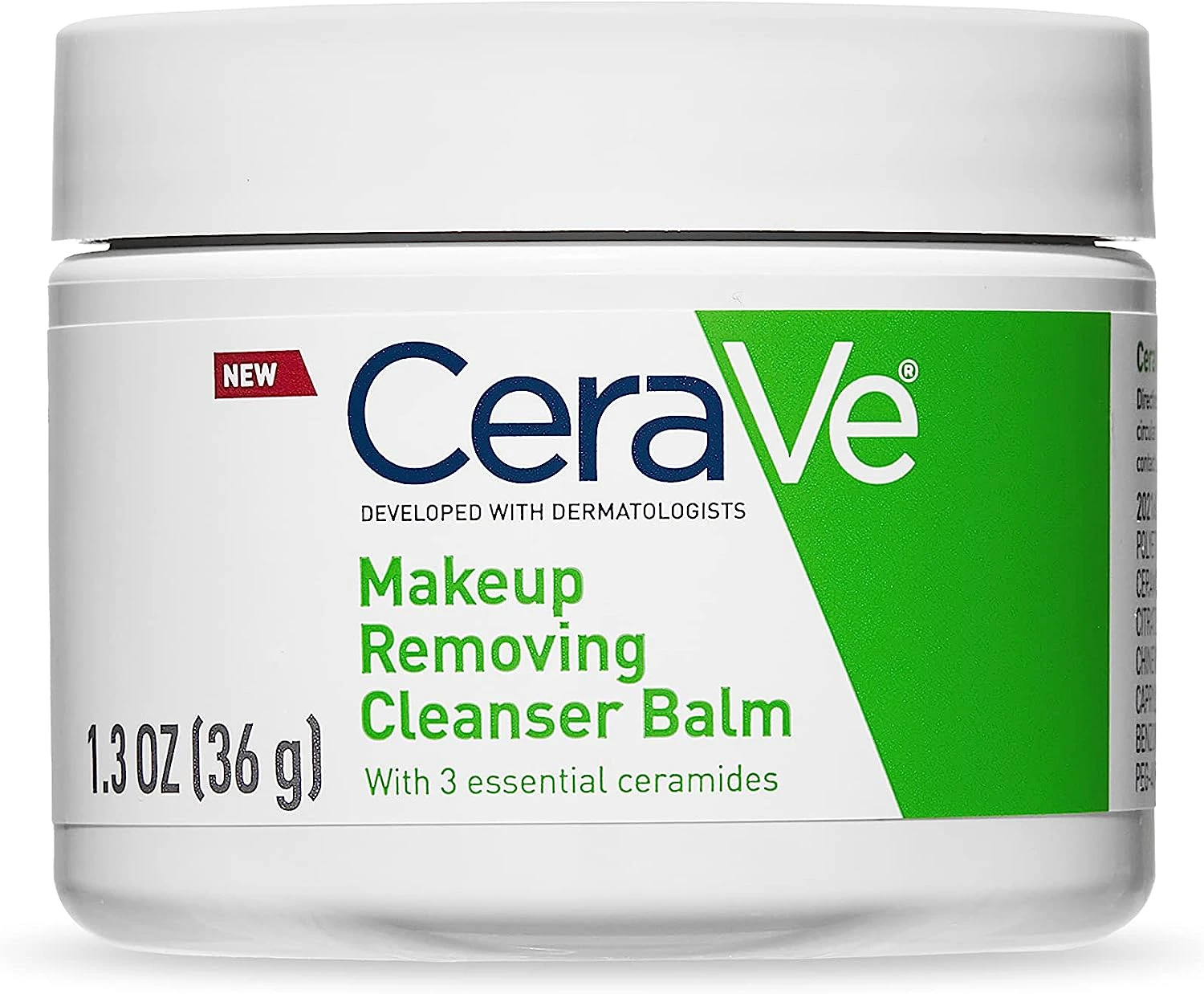 CeraVe Cleansing Balm for Sensitive Skin | Hydrating Makeup Remover with Ceramides and Plant-based Jojoba Oil for Face | Non-Comedogenic Fragrance Free Non