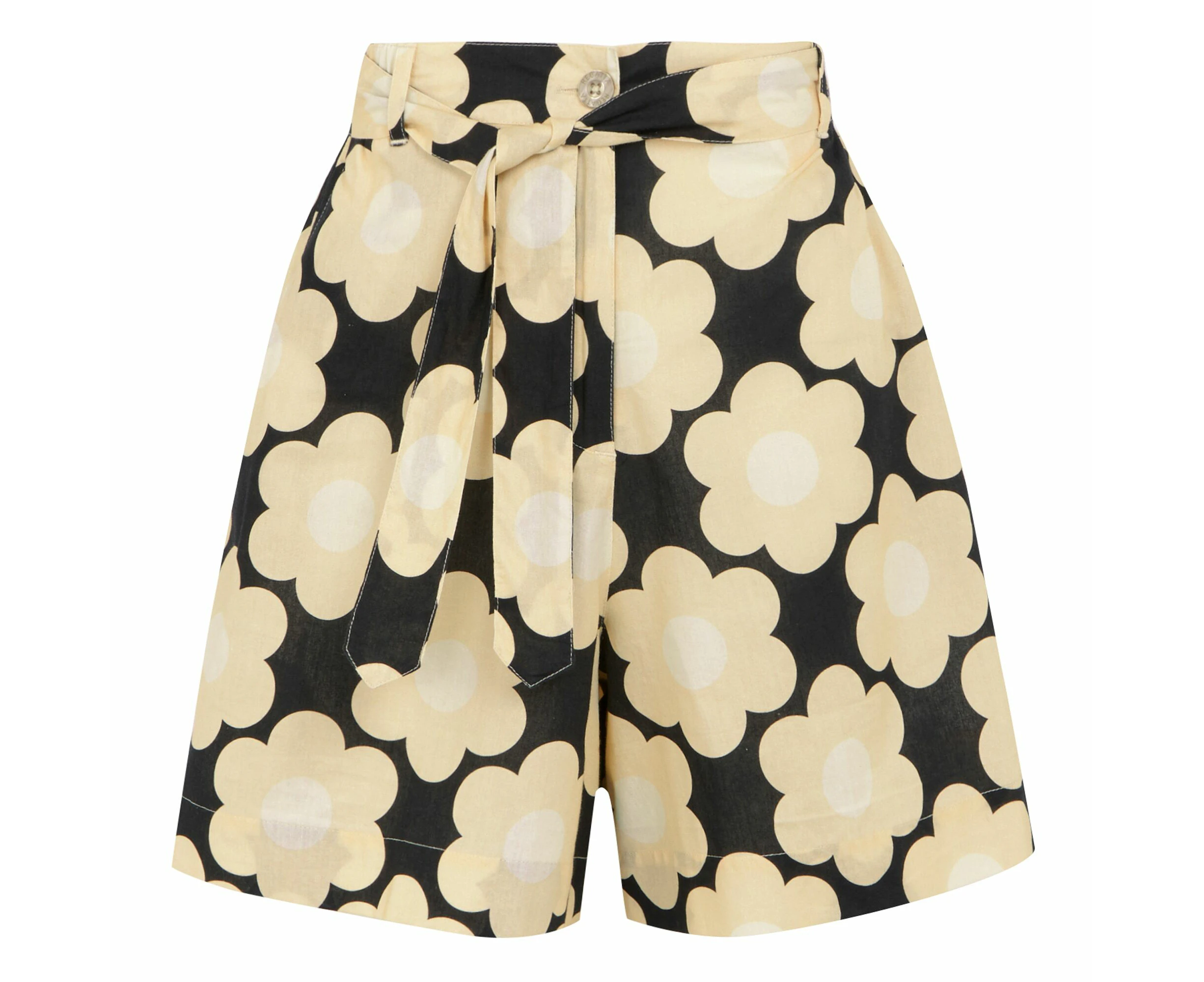 Regatta Womens Orla Kiely II Sixties Daisy Summer Shorts (Black) - RG11023