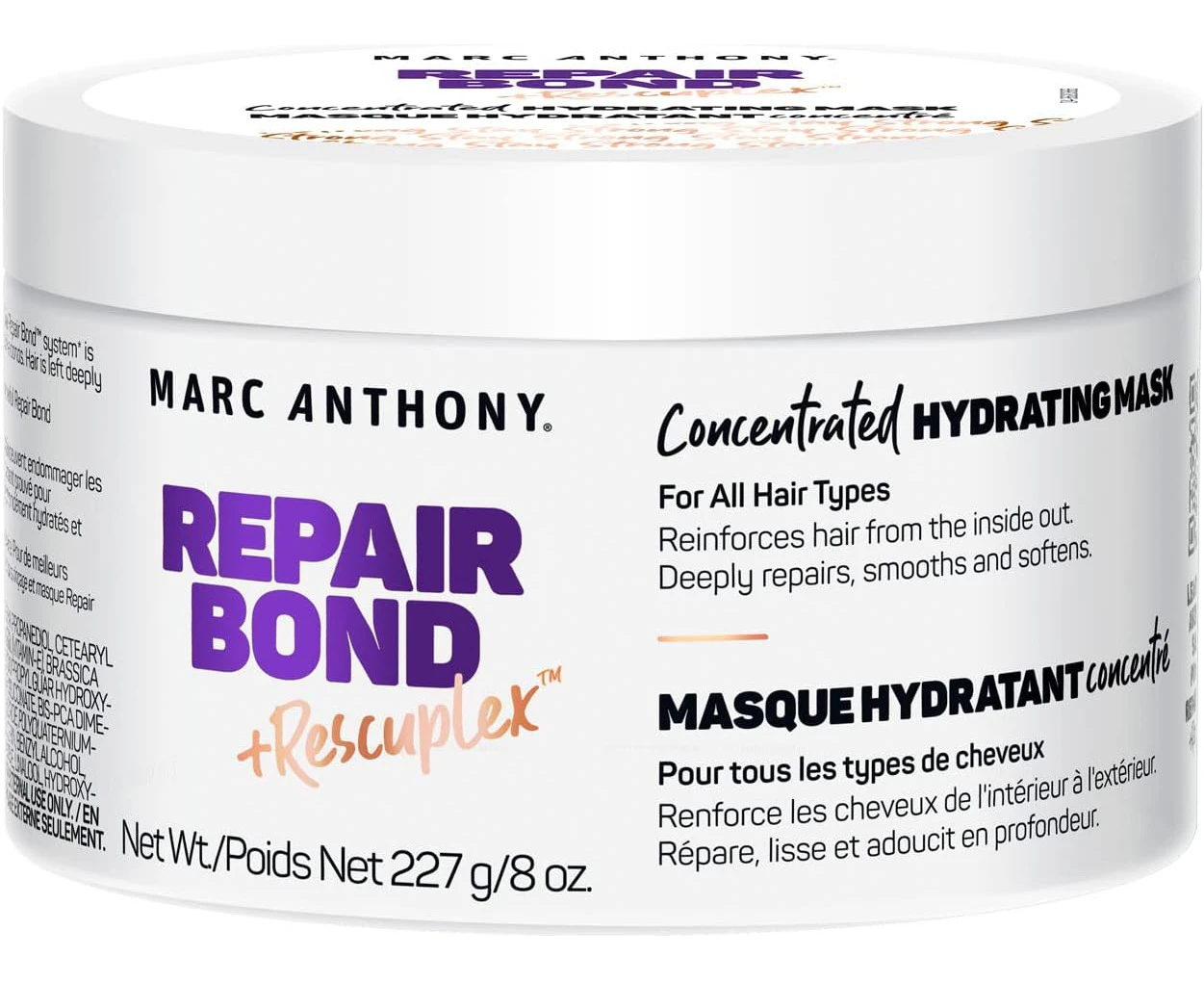 Marc Anthony Repair Bond Plus Rescuplex Weekly Care Treatment Mask 227 g