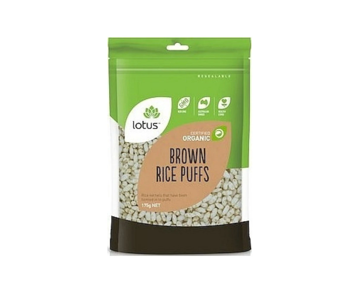 Lotus Rice Puffed Brown Organic 175g