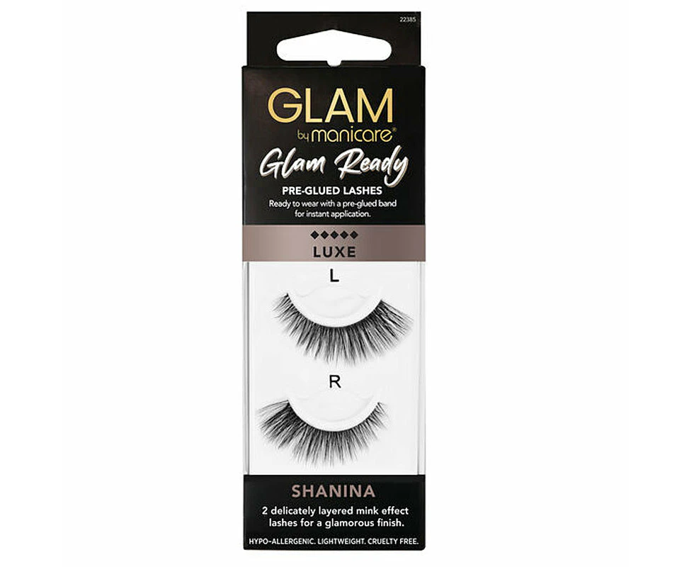 Manicare Glam Ready Preglued Shanina Lashes