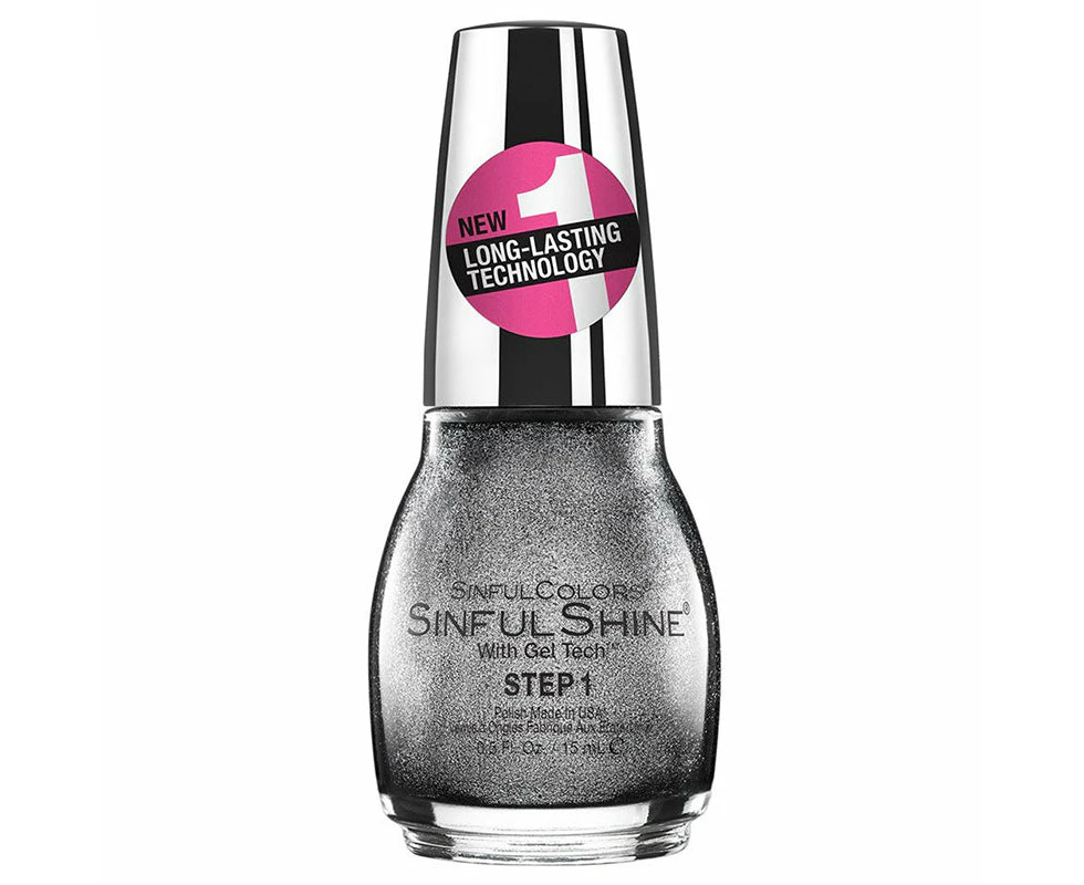 Sinful Colors Shine Gel Tech Nail Polish Diamonds in the Raw