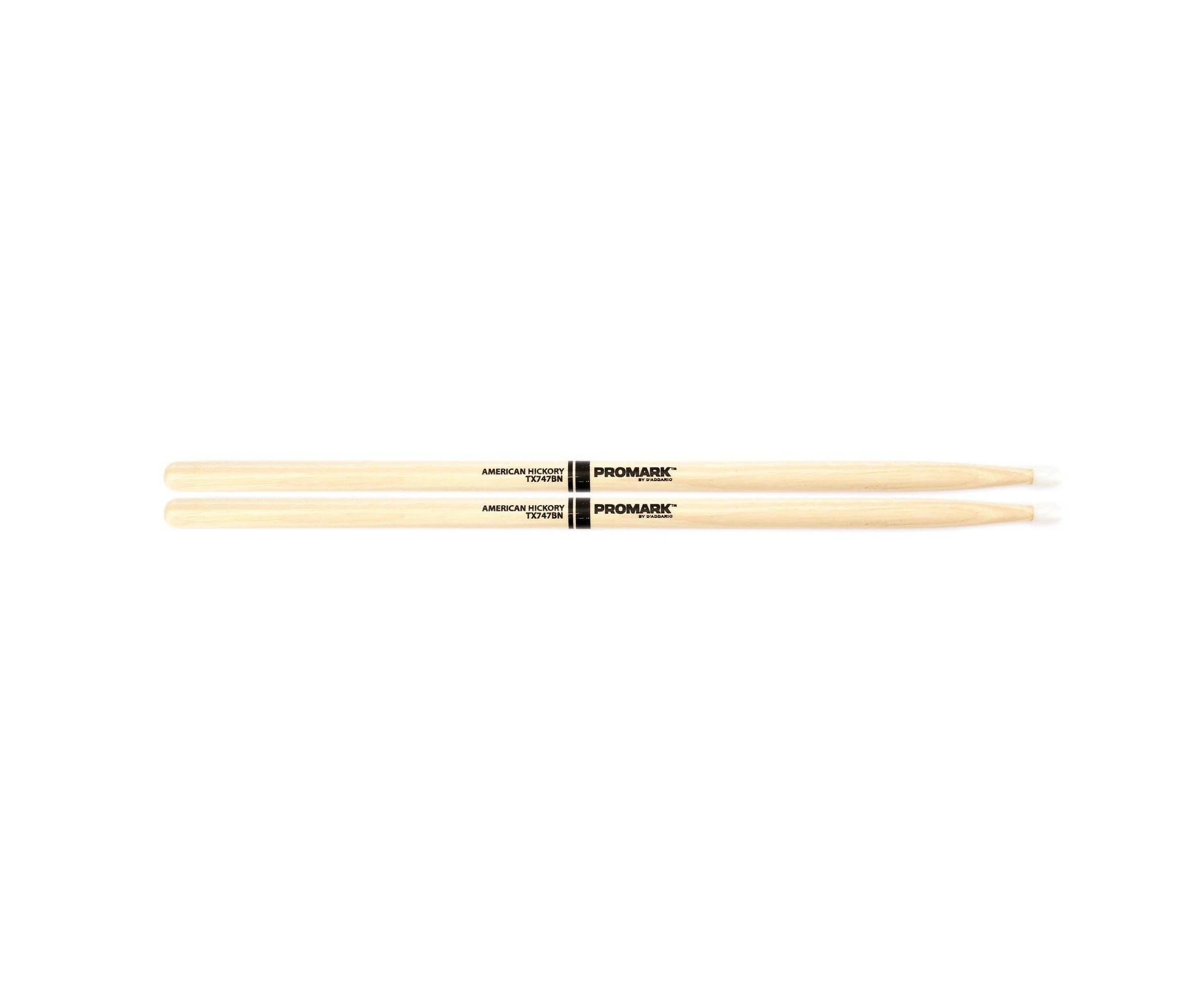 ProMark Hickory 747B "Super Rock" Nylon Tip drumstick