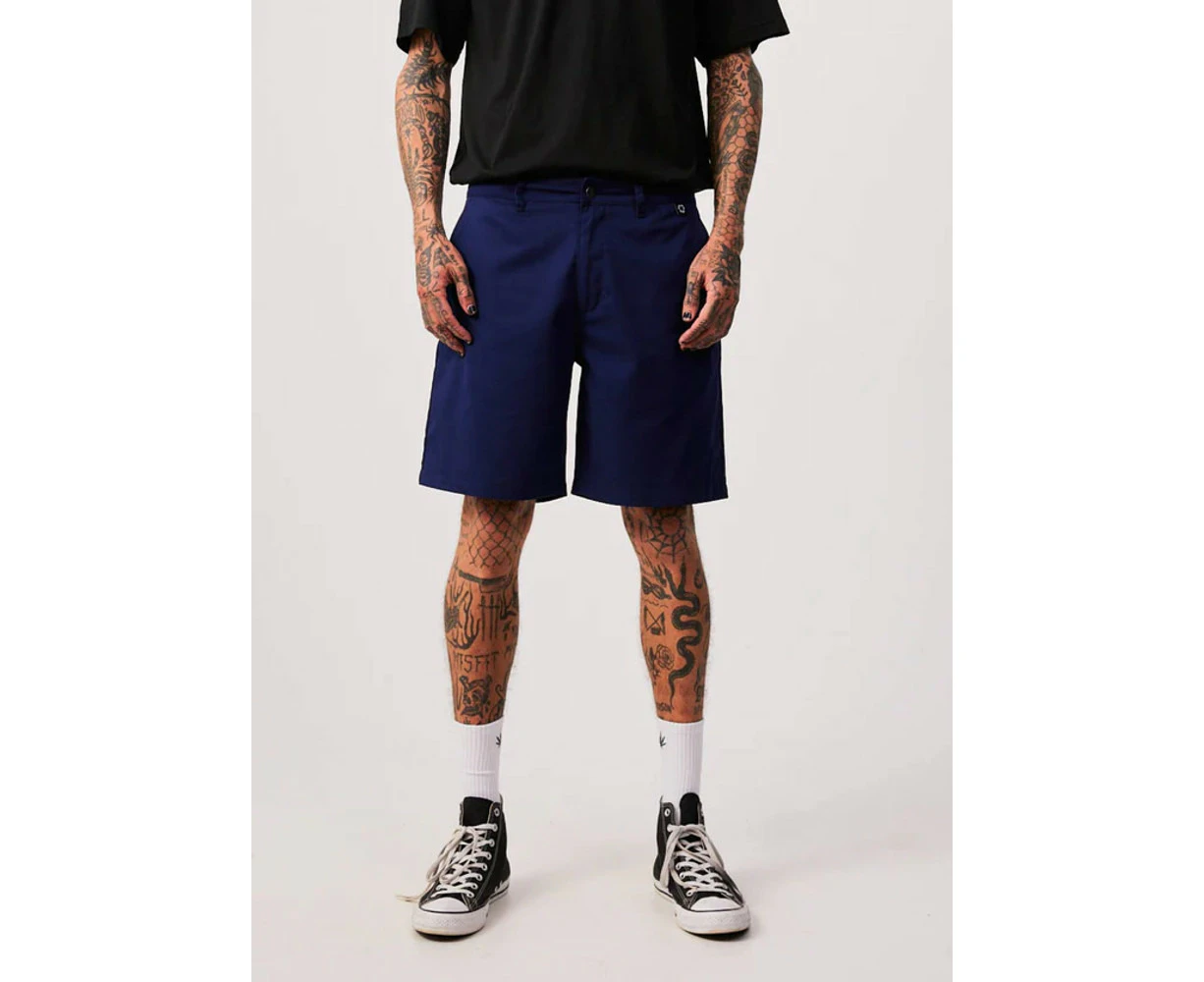 Afends Ninety Twos Recycled Fixed Waist Short Mens in Seaport