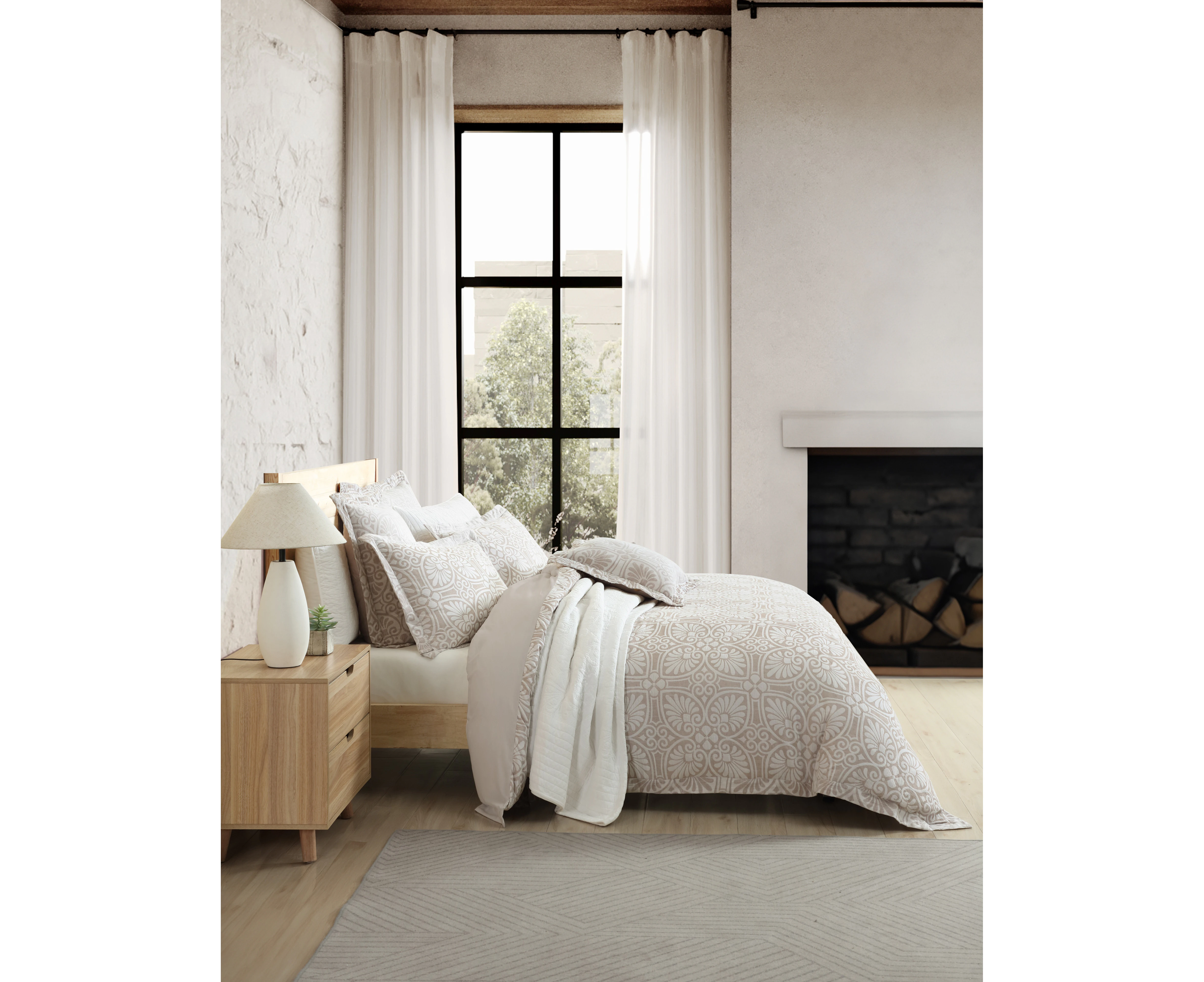 Private Collection Dakota Quilt Cover Set Stone