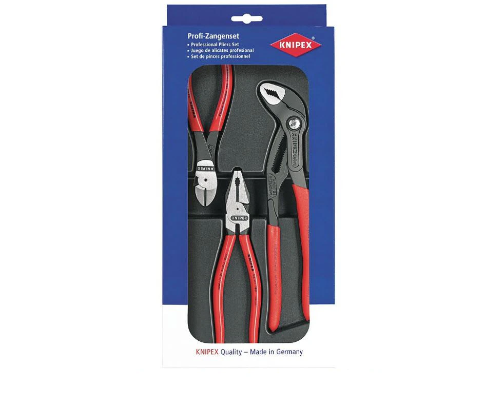 Knipex 002010 3 Piece Power Pliers Set