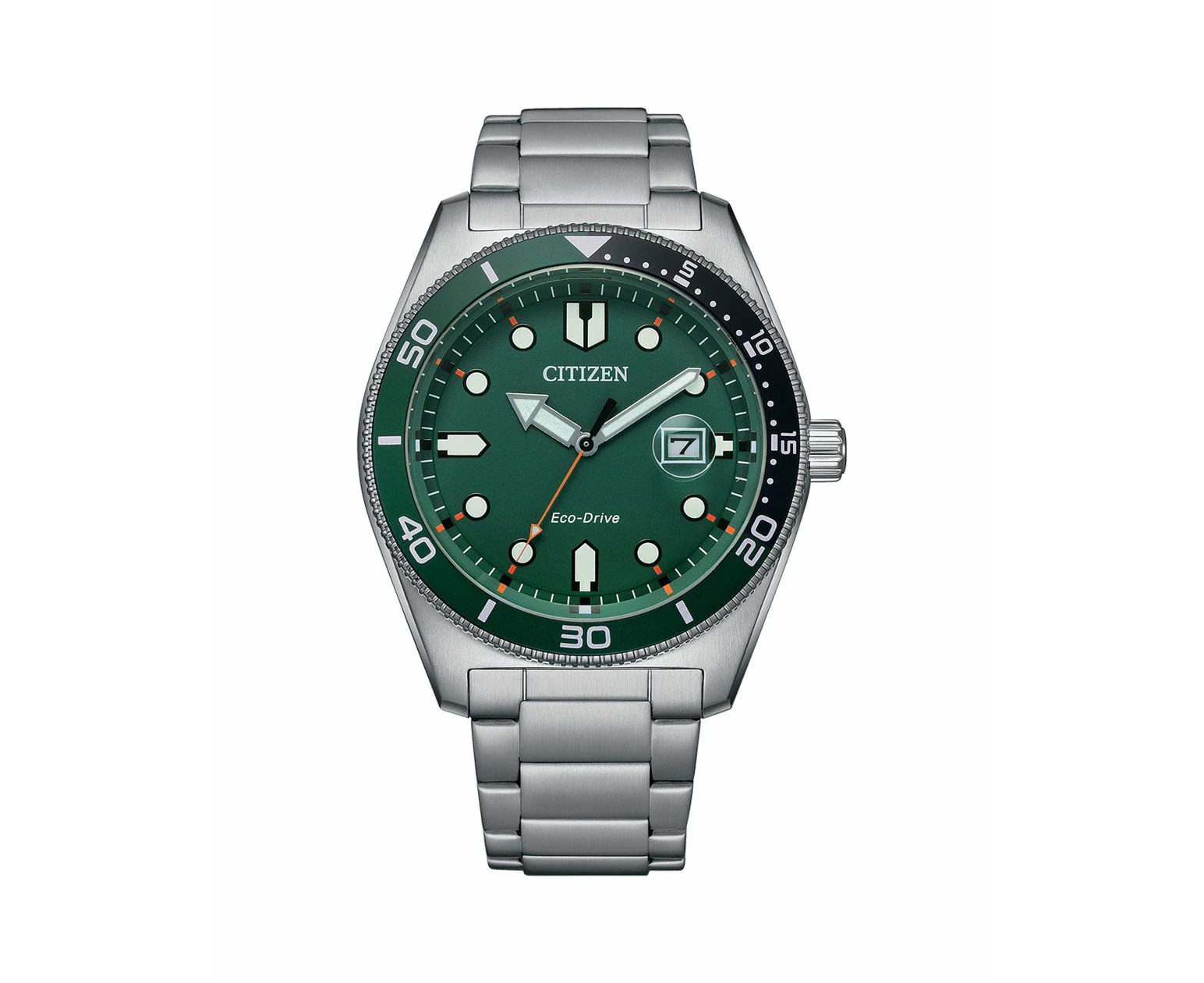 Citizen Eco Drive Sport Green Dial Men's Watch AW1768-80X