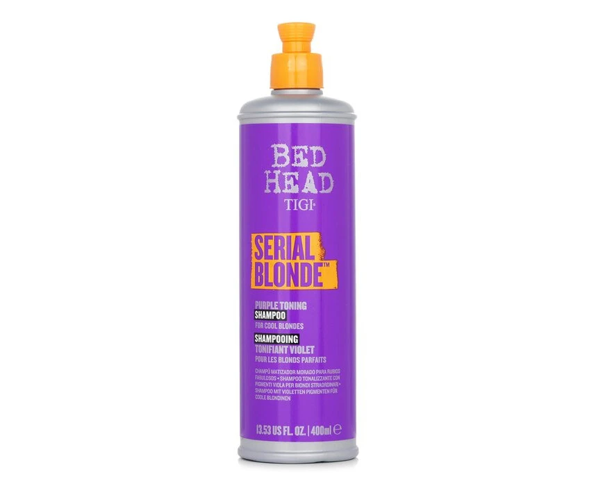 Tigi Bed Head Serial Blonde Purple Toning Shampoo (For Cool Blondes) 400ml/13.53oz