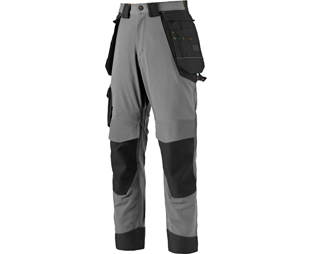 Timberland Pro Mens Morphix Holster Pocket Workwear Trousers - Grey/Black