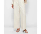 European Linen Wide Leg Pants - Preview