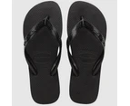 Havaianas Unisex Top Thongs -  Black