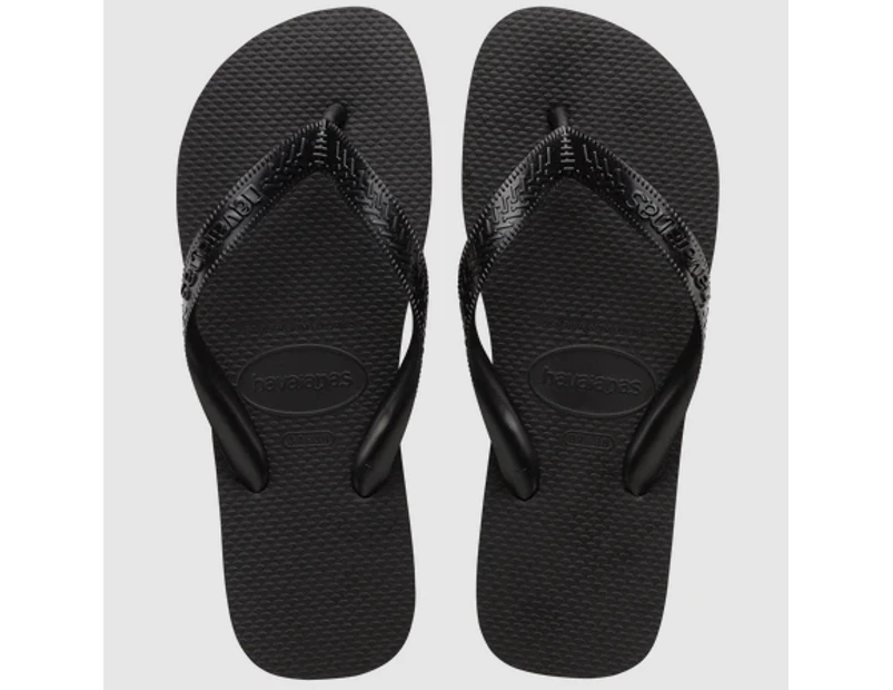 Havaianas Unisex Top Thongs -  Black