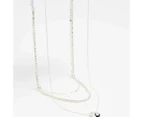 Target Teardrop Layered Necklace