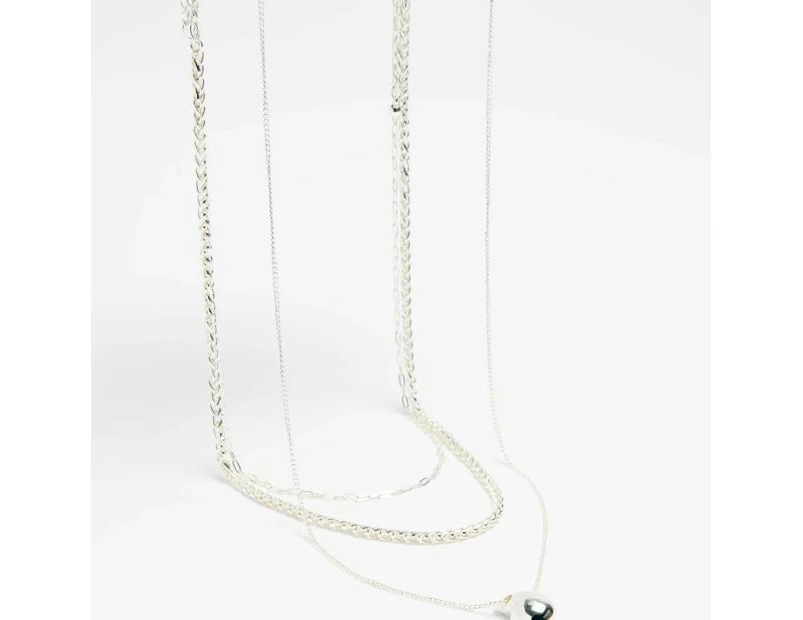 Target Teardrop Layered Necklace