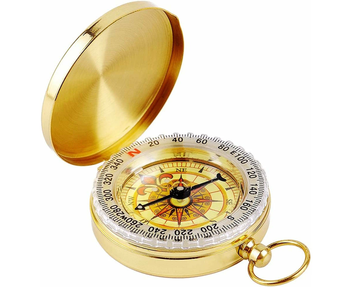 Camping Compass Outdoor Hiking Pocket Watch