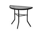 ALFORDSON Outdoor Patio Side Table Metal Black