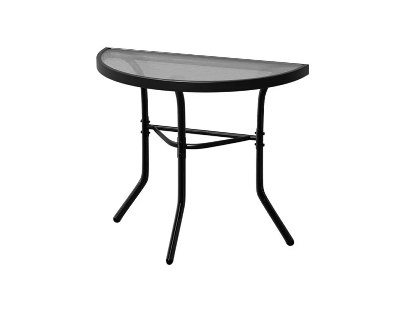 ALFORDSON Outdoor Patio Side Table Metal Black