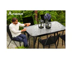 ALFORDSON 6x Outdoor Lounge Chairs Patio Dining Furniture Black