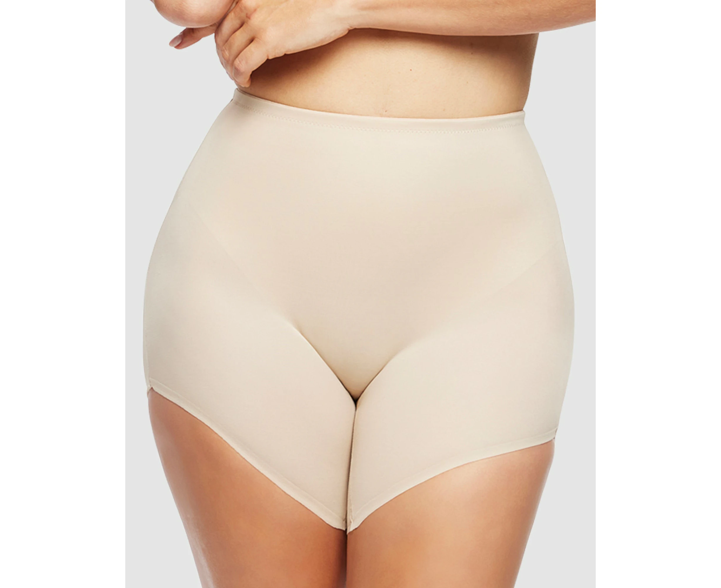 Naomi & Nicole Sidekick Slanted Hem High Leg Shapewear Short