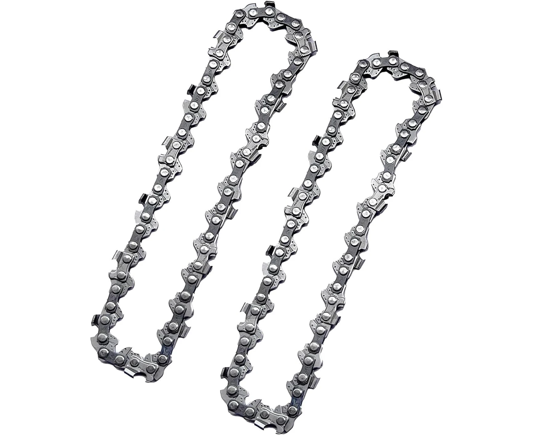 2-Pack 4 Inch Mini Chainsaw Chain, Replacement Chains for Cordless Electric Chainsaw & Wood Branch Cutting Mini Chainsaws (28 Drive Links)