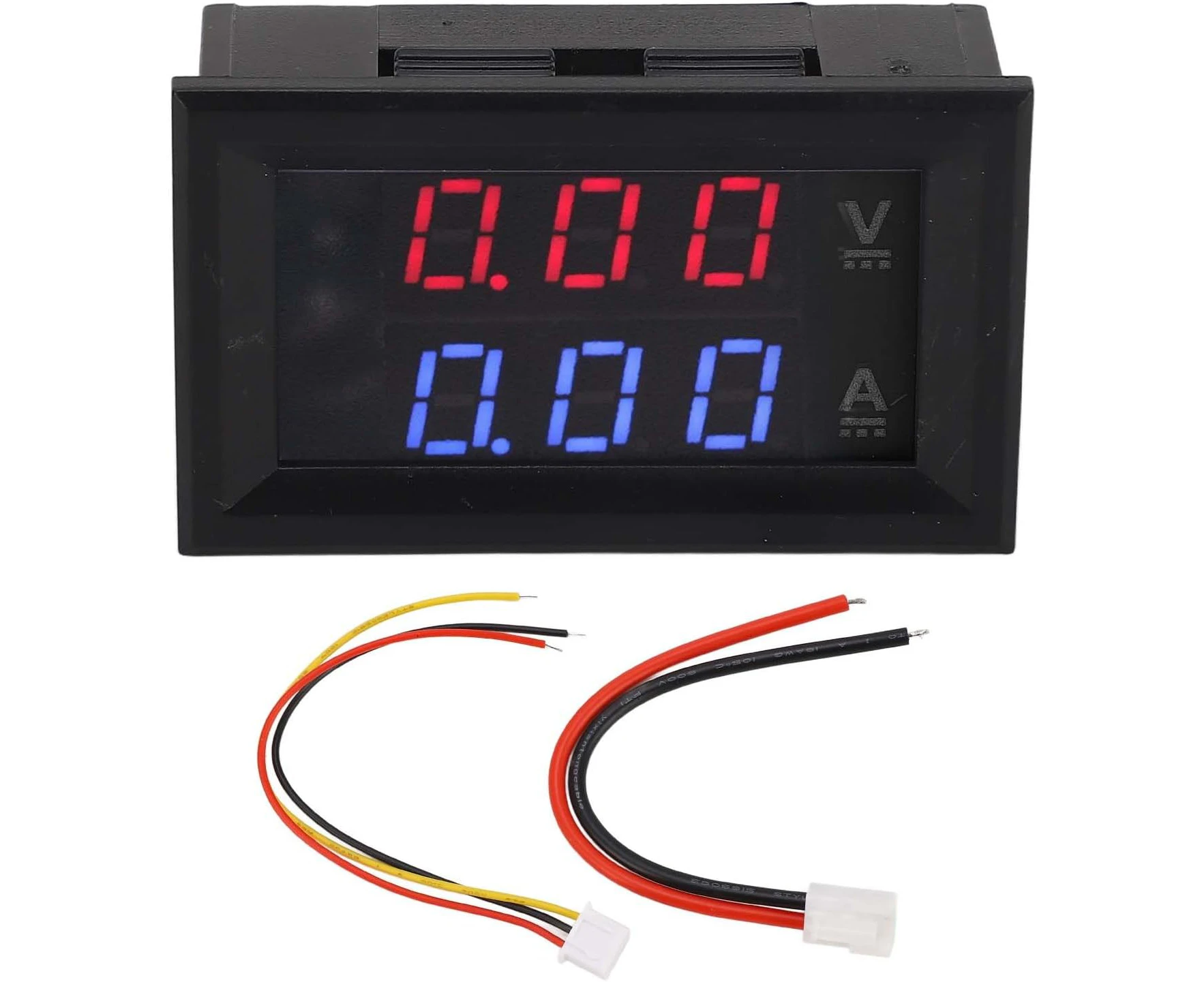 Digital Voltmeter Ammeter LED, Voltage Current Meter for Batteries, Motors, Solar Panels, 0.0-100V Measurement Range (10A)