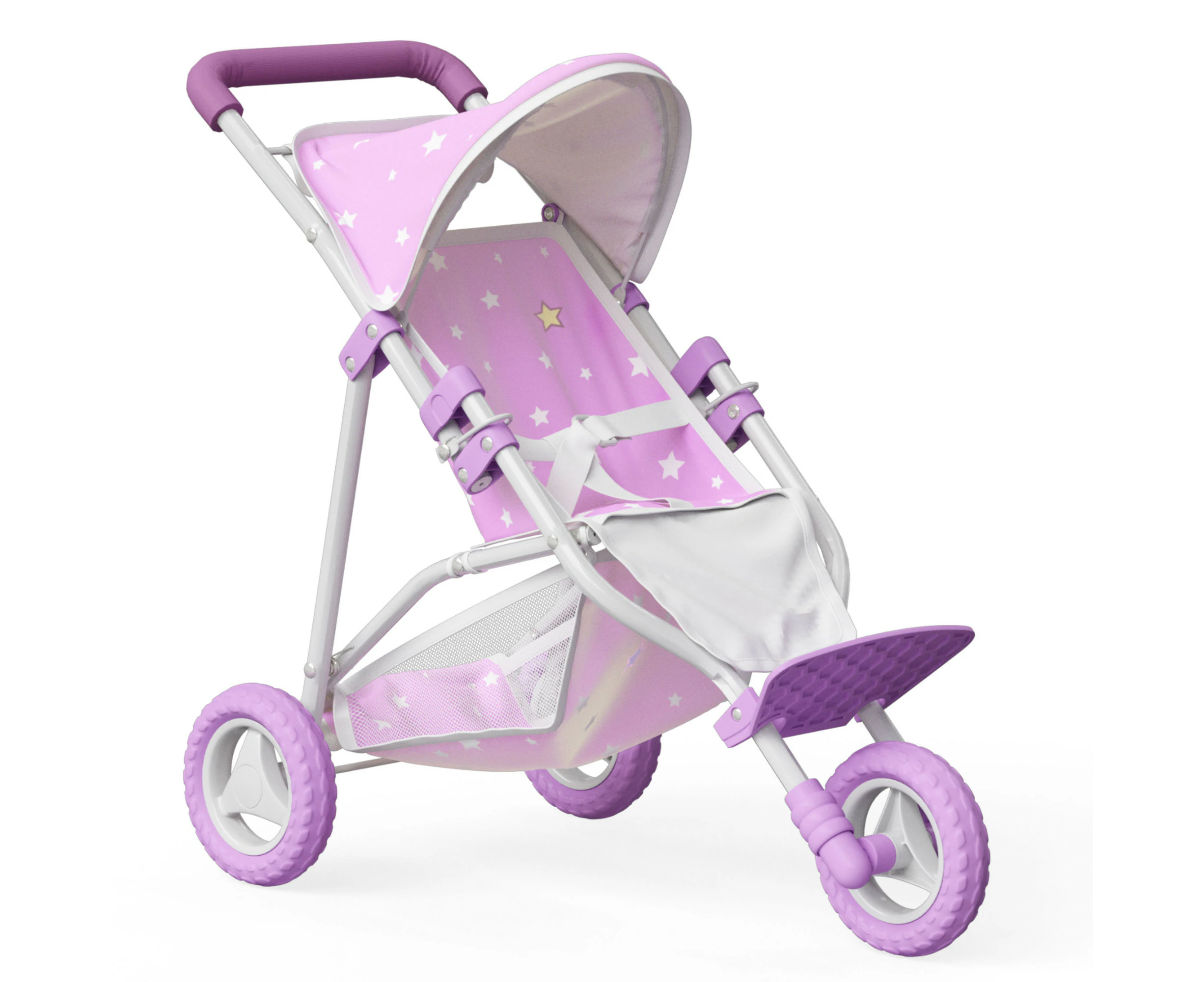 Olivia's Little World Baby Doll Jogging Stroller Purple / Stars