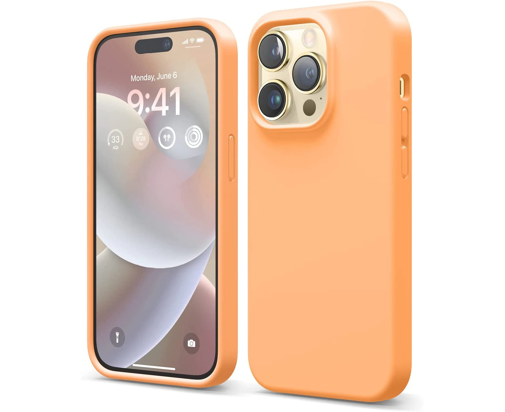 elago Liquid Silicone Case Compatible with iPhone 14 Pro Case (6.1"), Premium Silicone, Full Body Protection - 4 Layer Shockproof Phone Cover, Anti-Scratch