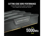 Corsair Vengeance 32GB (2x16GB) DDR5 UDIMM 6400MHz C32 1.35V Desktop Gaming Memory Black