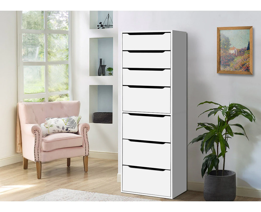 ALFORDSON Wardrobe Clothes Storage Organizer Closet Cabinet 7 Drawers White