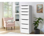 ALFORDSON Wardrobe Clothes Storage Organizer Closet Cabinet 7 Drawers White