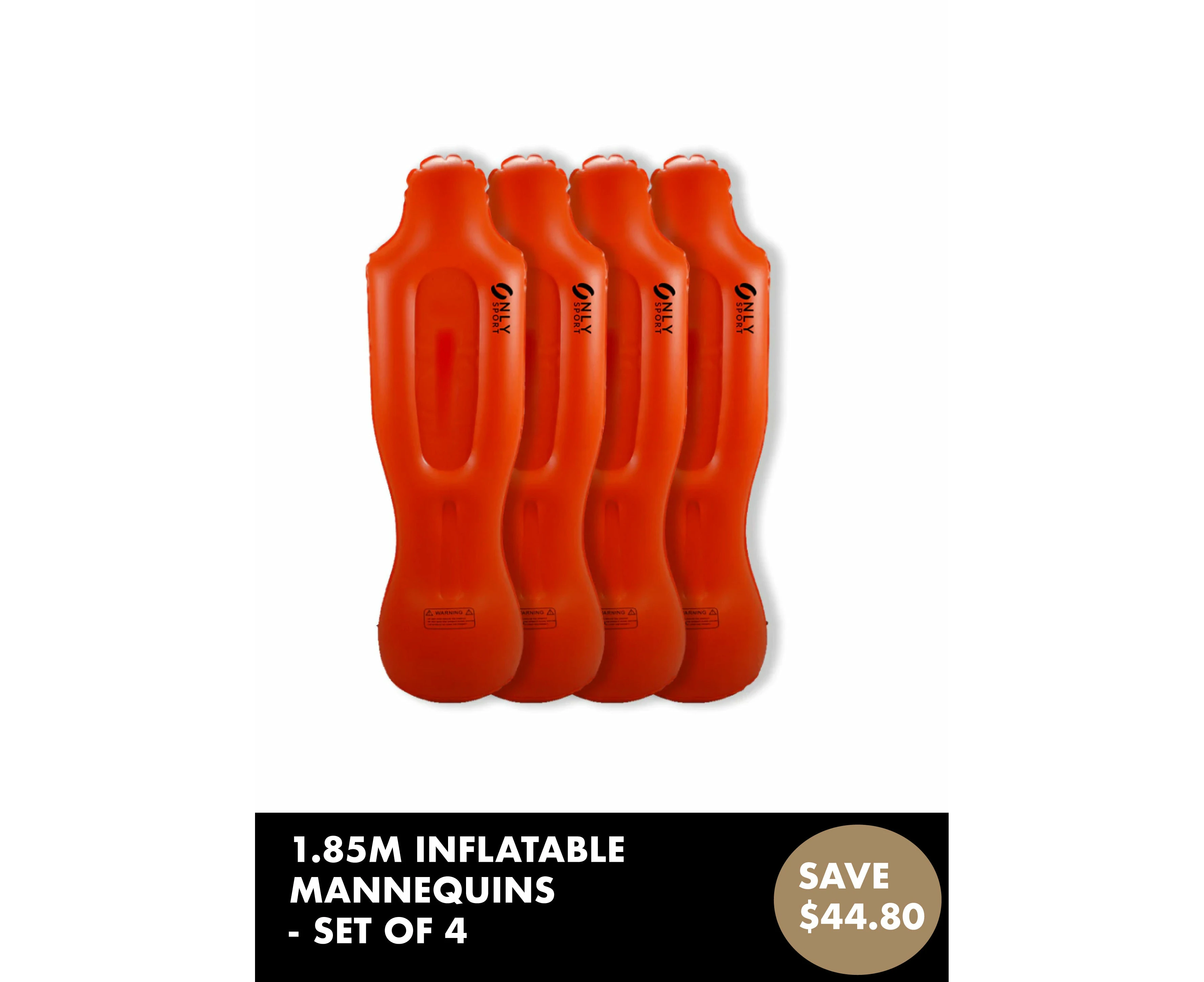 Only Sport Inflatable Mannequin 1.85M - Set of 4