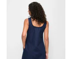 Target Denim Scoop Neck Shift Dress