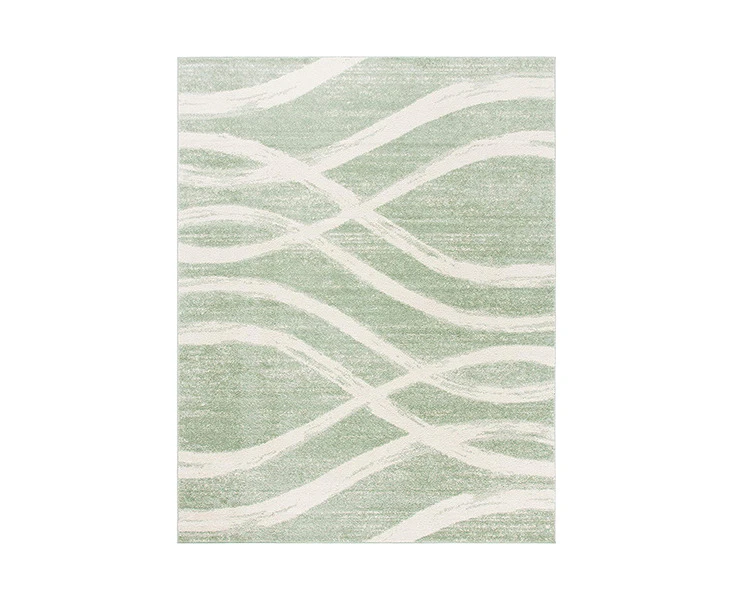 SAGE CREAM WAVE DISTRESSED AREA RUG