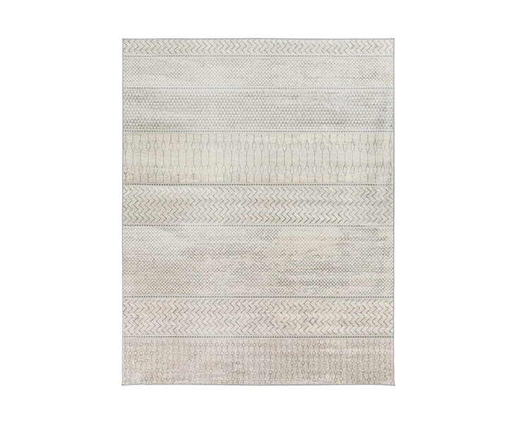 BEIGE MODERN MOROCCAN AREA RUG