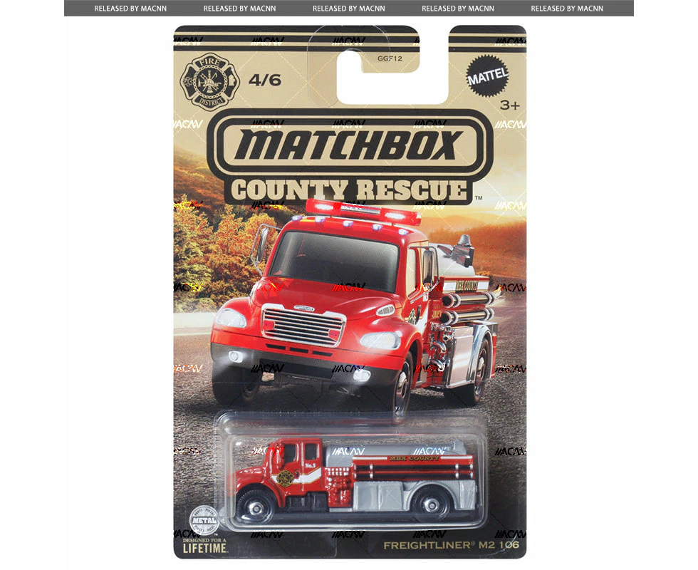 Matchbox Themed County Rescue - Mix 1 2024 - A Case - Freightliner M2 106