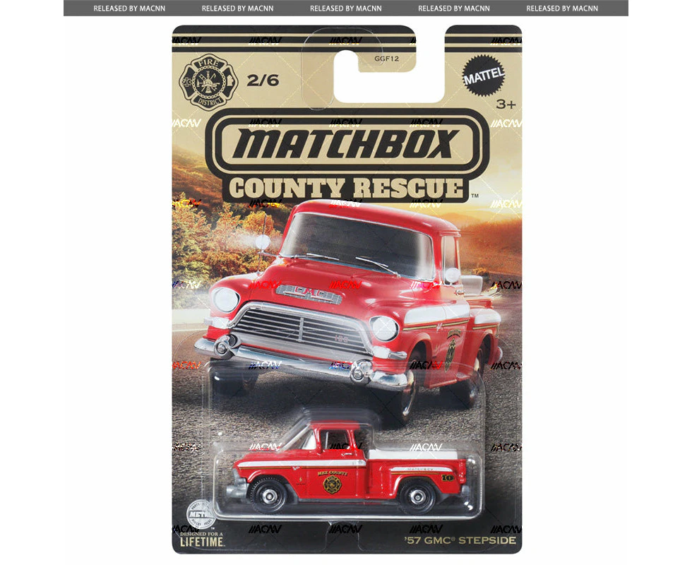 Matchbox Themed County Rescue - Mix 1 2024 - A Case - '57 GMC Stepside