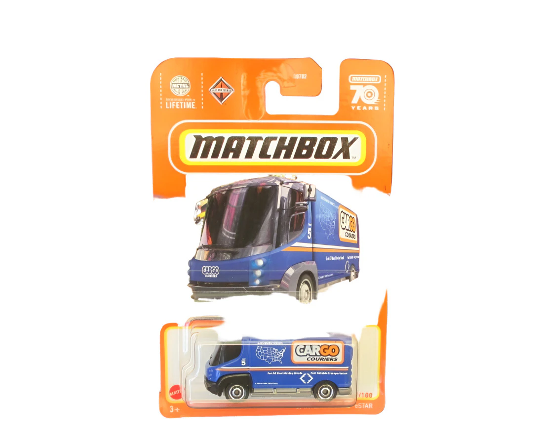 Matchbox Car Collection 2023 Mix 6 Vehicles (Q) - '09 International eSTAR Delivery